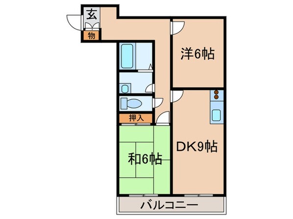 ビューテラスの物件間取画像